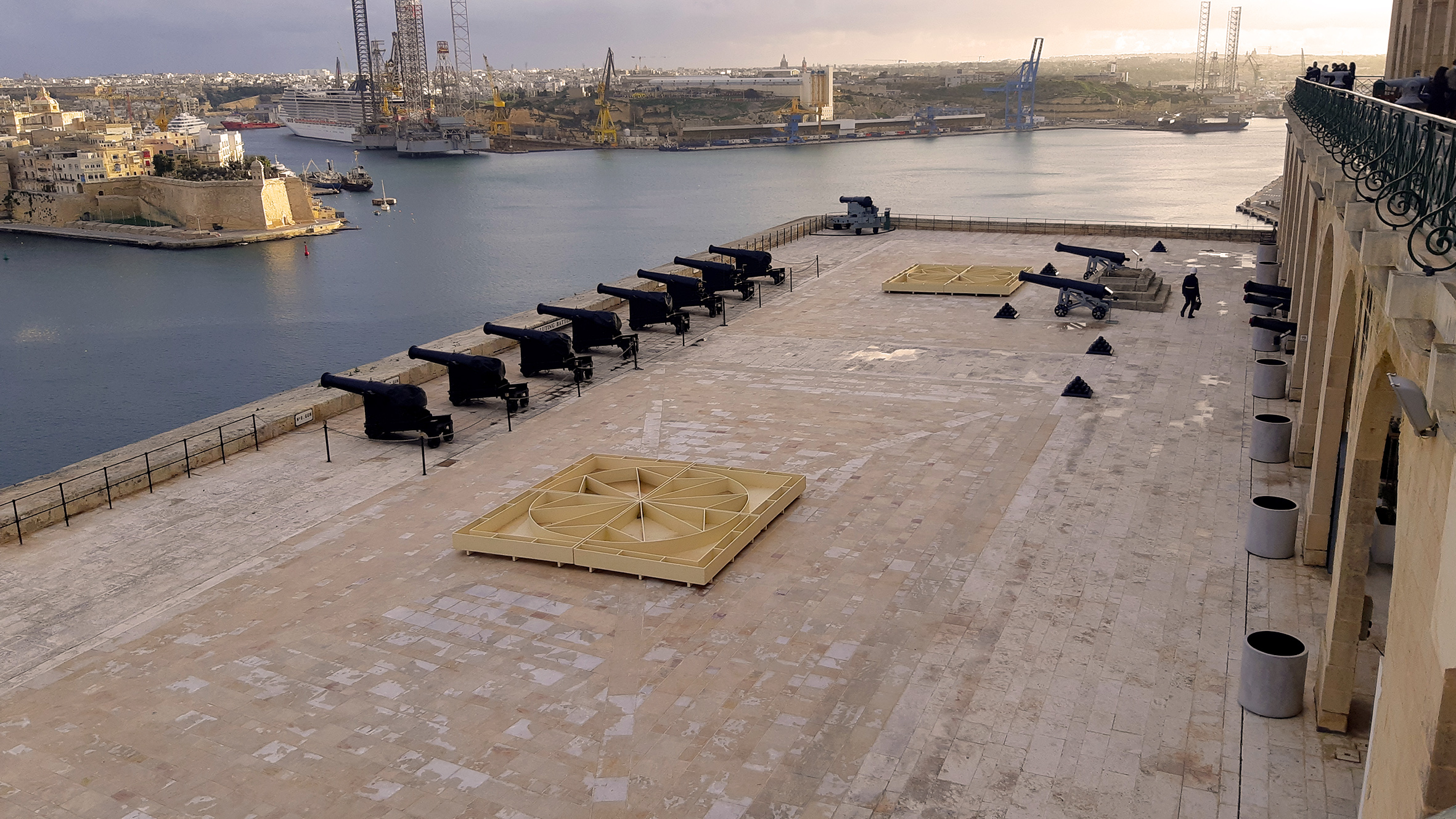 Infrastructure Malta completes Saluting Battery paving restoration Infastructure Malta